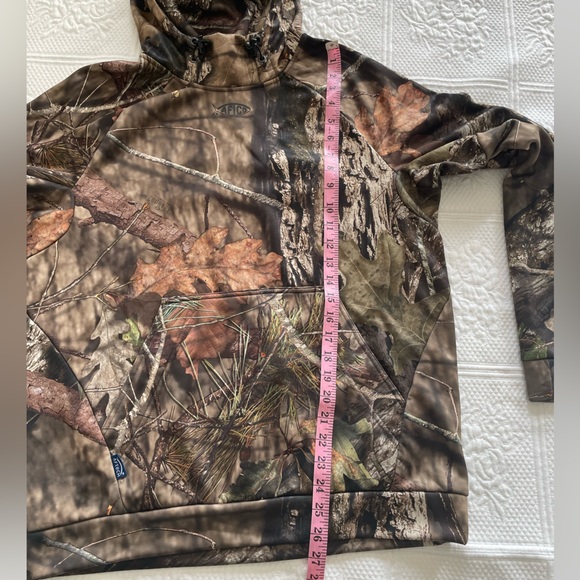 AFTCO Reaper Mossy Oak® Camo Sweatshirt Break-Up Country Fishing Hunting Warm S - Picture 15 of 16
